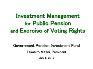 Overview of Government Pension Investment Fund (GPIF) Management