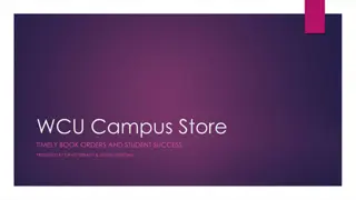 Enhancing Student Success Through Timely Book Orders at WCU Campus Store
