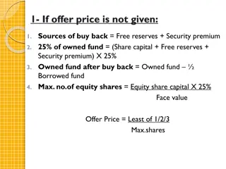 Financial Strategies for Efficient Equity Buyback and Reserves Management