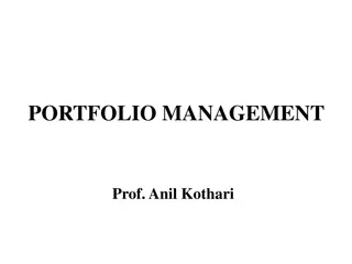Efficient Portfolio Management Strategies: Understanding Risk and Return Relationship