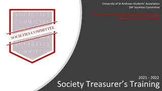 Financial Management Training for Society Treasurers at University of St. Andrews Students' Association