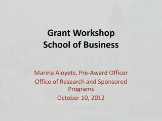 Maximizing Funding Opportunities for Business School Faculty