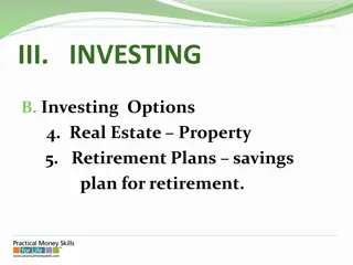 Investing in Real Estate and Retirement Planning Options