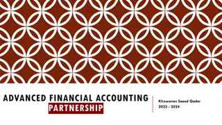 Advanced Financial Accounting Partnership Overview