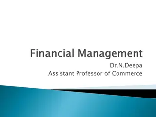 Financial Management in Commerce: Key Concepts and Strategies