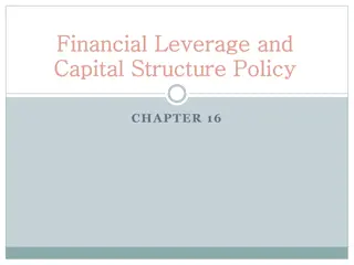 Financial Leverage and Capital Restructuring - A Strategic Overview
