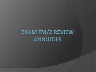 Mastering Annuities: Understanding the Basics and Formulas