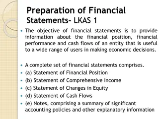 Financial Statements and Their Components