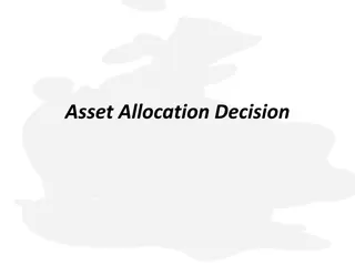 Asset Allocation and Portfolio Management Process
