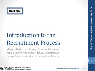 University of Alberta Recruitment Process and HR Policies