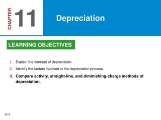 Depreciation Methods and Factors