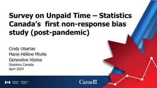 Unpaid Time Statistics Study in Canada Post-Pandemic