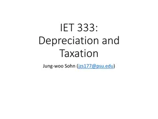 Depreciation and Taxation in Business