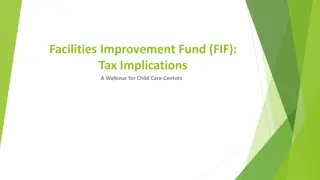 Tax Implications of Facilities Improvement Fund for Child Care Centers