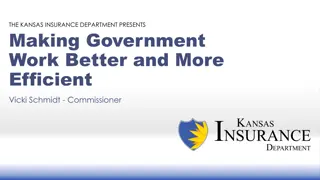 Kansas Insurance Department Overview and Achievements