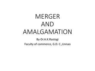 Merger and Amalgamation Explained
