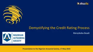 Credit Rating Process and its Significance