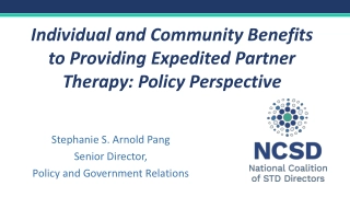 Addressing STI Trends and Impacts: A Policy Perspective