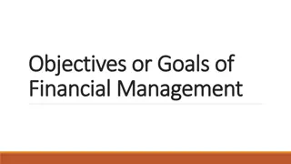 Financial Management Objectives: Profit vs. Wealth Maximization
