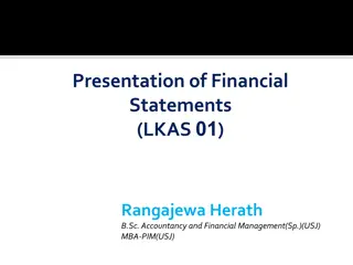 Financial Statements and Reporting Standards