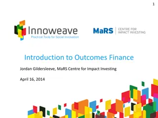 Outcomes Finance in Impact Investing