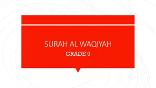 Importance of Belief in Day of Judgement and Rewards in Surah Al Waqiyah