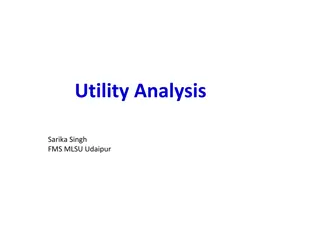 Utility Analysis in Economics