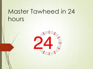 Master Tawheed in 24 Hours - Understanding Tawakkul and Sabar