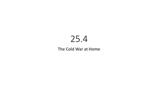 The Red Scare in the United States During the Cold War Era