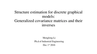 Estimation of Graphical Models Using Generalized Covariance Matrices