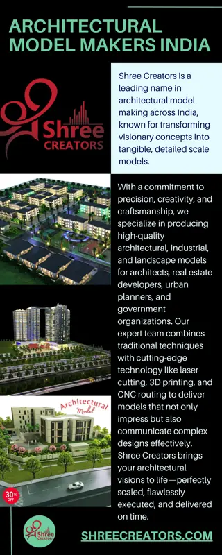 Leading Architectural Model Makers India - Shree Creators