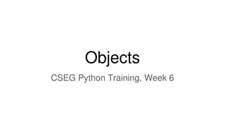 Objects and Classes in Python Programming