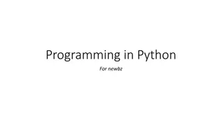 Python Programming Basics for Beginners