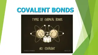 Covalent Bonds and Lewis Dot Structures