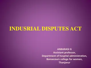 Industrial Disputes Act