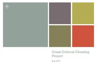 Cross-Cultural Cheating Project June 2014 Results
