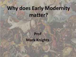 Early Modernity: A Critical Exploration