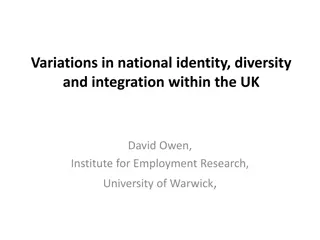 Variations in National Identity and Diversity in the UK