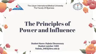 Principles of Power and Influence in Business Presentation