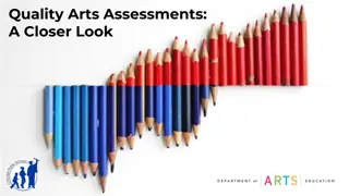 Exploring Best Practices in Quality Arts Assessments