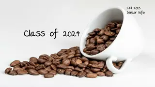 Senior Year Preparation and Graduation Guidelines for Class of 2024