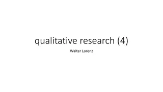 Qualitative Research Methods and Transformative Outlook in Social Studies