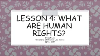 Human Rights and Their Application in Real Life Scenarios