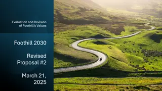 Foothill University Values Evaluation and Revision