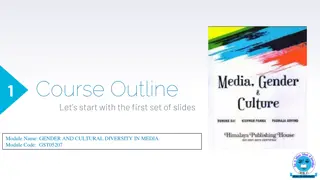 Gender and Cultural Diversity in Media - Module GST05207