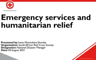 Emergency Services and Humanitarian Relief Overview