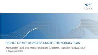 Mortgagee Rights Under Nordic Plan: Overview and Co-Insurance Details