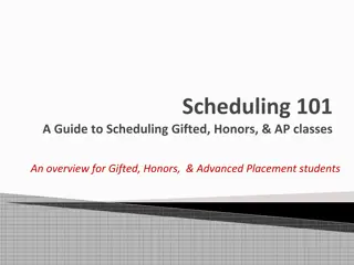 Guide to Honors Program Requirements & Course Choices
