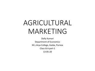 Exploring Agricultural Marketing Strategies and Techniques