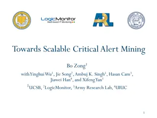 Scalable Critical Alert Mining in Complex Systems